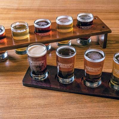 Beer flights for tasting